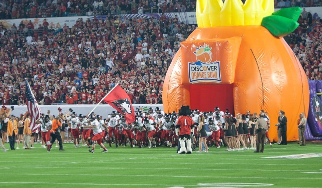 NIU Huskies at the 2013 Discover Orange Bowl